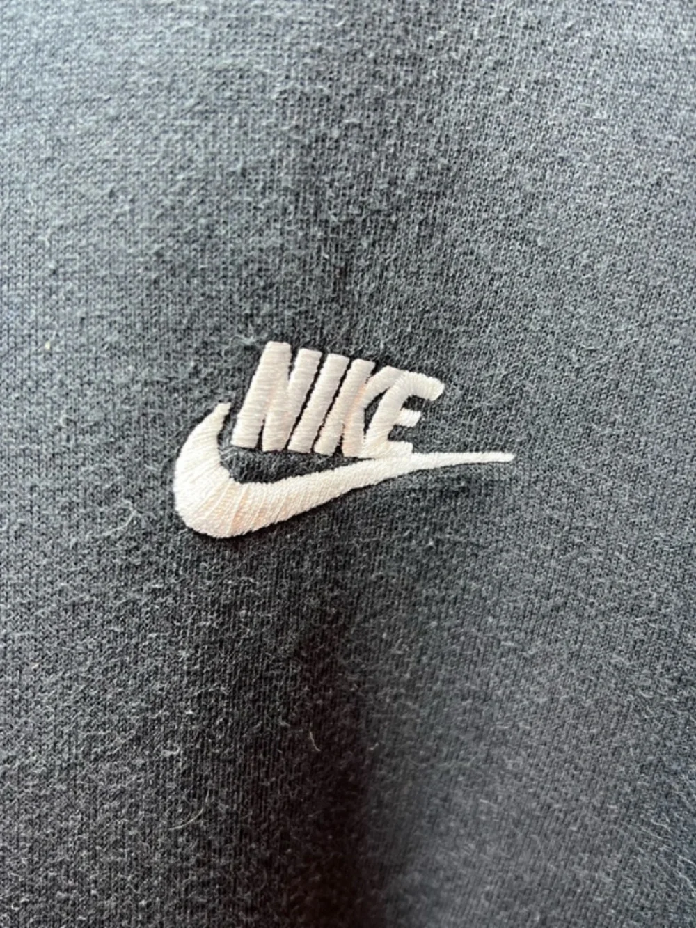 Nike Sportswear Club Pullover Hoodie Sweatshirt Black Embroidered Fleece Sz XXL